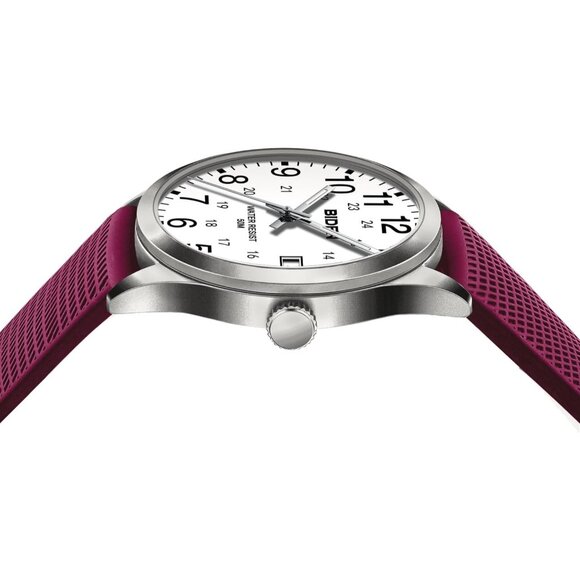 silver White Purple Watches for Men Women Military Time Glowing Easy to Read - Picture 4 of 8